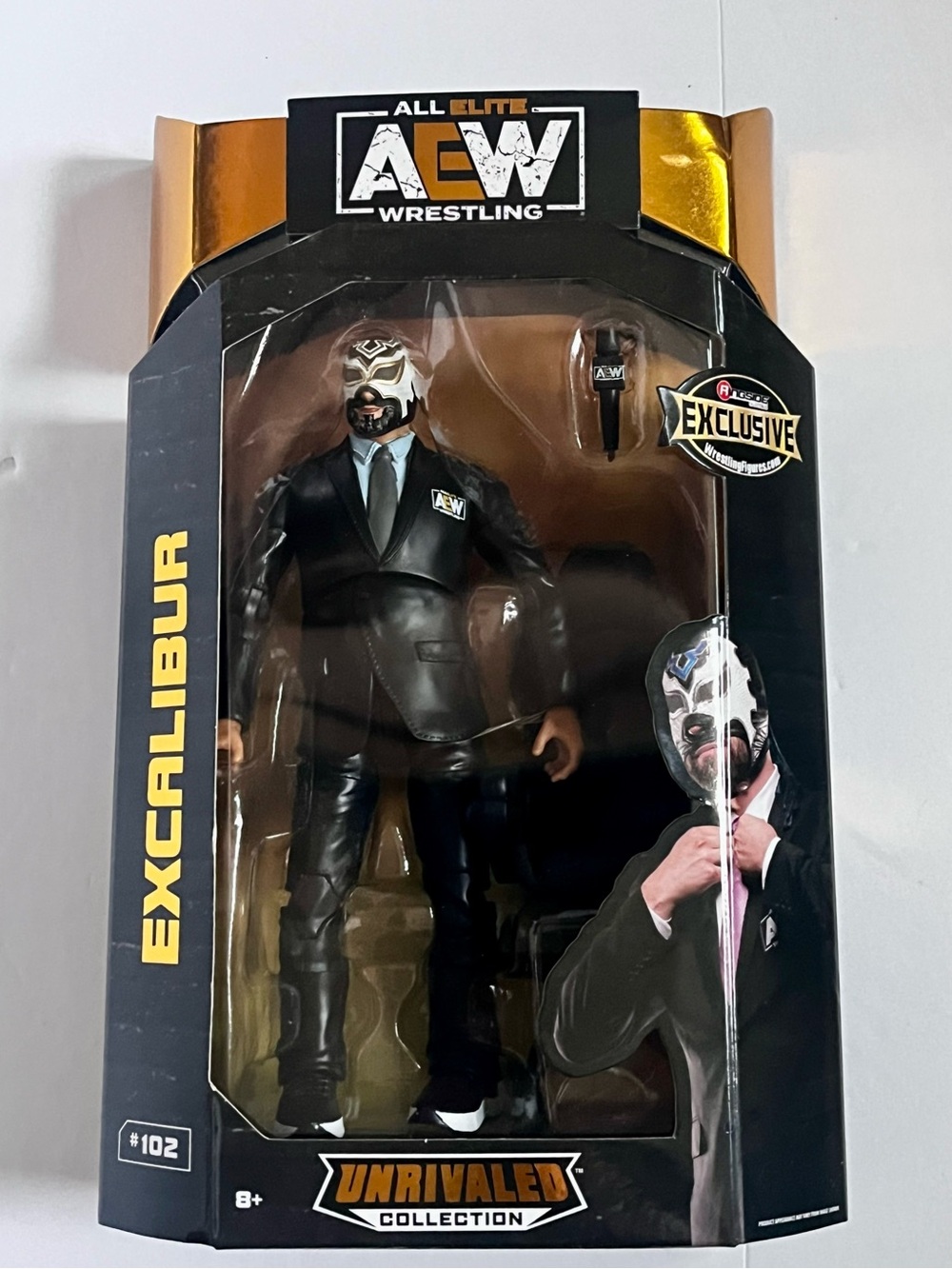 AEW Unrivaled Collection Ringside Exclusive Excalibur #102